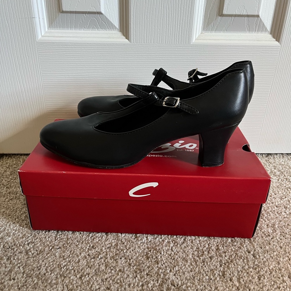 Capezio Black Mary Jane Heels
